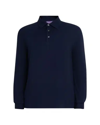 Ralph Lauren Purple Label Men's Cotton-Cashmere Piqué Polo Shirt | Thumbnail 1 Ralph Lauren Purple Label Men's Cotton-Cashmere Piqué Polo Shirt | Thumbnail 1