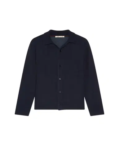 Maurizio Baldassari Men's Herringbone Knit Overshirt | Thumbnail 1 Maurizio Baldassari Men's Herringbone Knit Overshirt | Thumbnail 1