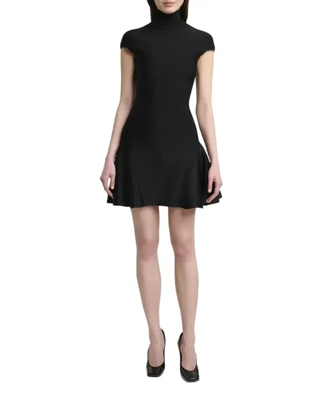 Givenchy Cap-Sleeve Fit-And-Flare Mini Dress