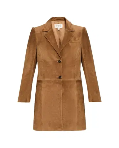 TWP Easy Suede Car Coat | Thumbnail 1