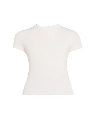 Frame Ribbed Crewneck Baby Tee | Thumbnail 1 Frame Ribbed Crewneck Baby Tee | Thumbnail 1
