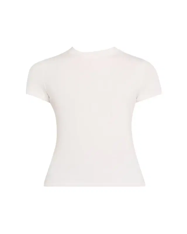 FRAME Ribbed Crewneck Baby Tee