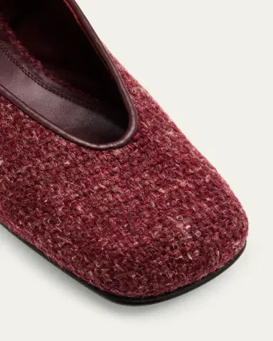 NODALETO Bulla Cara Tweed Ballerina Flats | Thumbnail 3 NODALETO Bulla Cara Tweed Ballerina Flats | Thumbnail 3