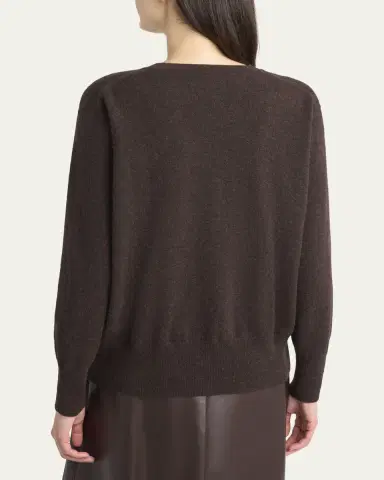 The Row Leilani Cashmere Crewneck Sweater | Thumbnail 3