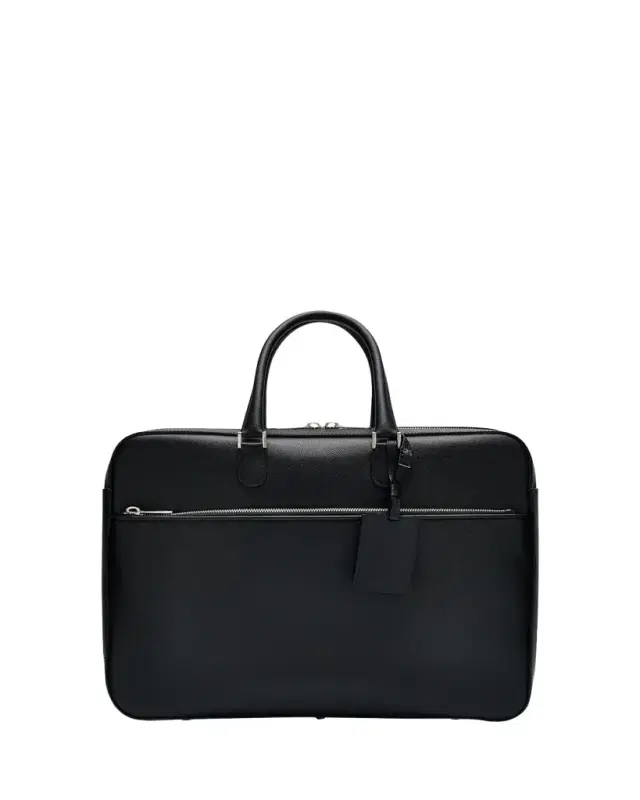 Valextra Men's Avietta Millepunte Calfskin Travel Suitcase