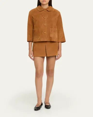 Marc Jacobs Suede Doll Jacket | Thumbnail 2