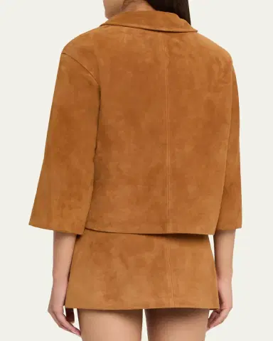 Marc Jacobs Suede Doll Jacket | Thumbnail 3