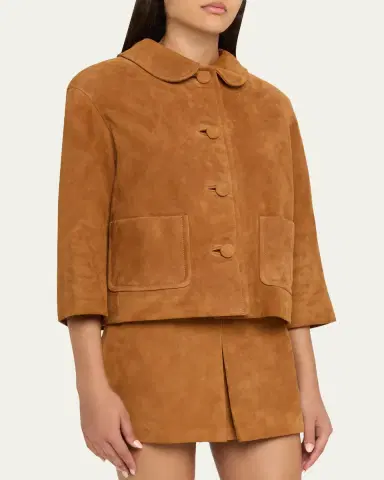 Marc Jacobs Suede Doll Jacket | Thumbnail 4