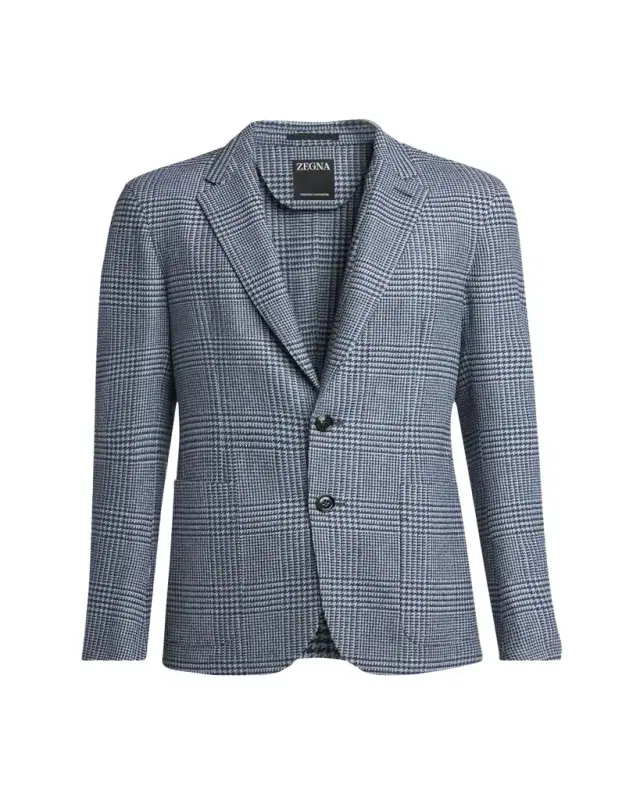ZEGNA Men's Trofeo Cashmere Plaid Sport Coat