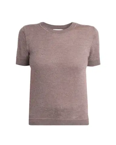 THE ROW Linnea Short-Sleeve Cashmere Top | Thumbnail 1