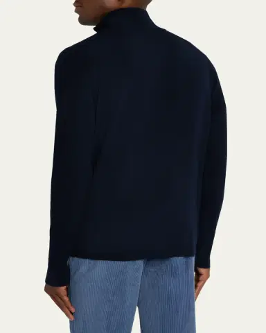 Sease Men's Waffle Knit Half-Zip Pullover | Thumbnail 3 Sease Men's Waffle Knit Half-Zip Pullover | Thumbnail 3