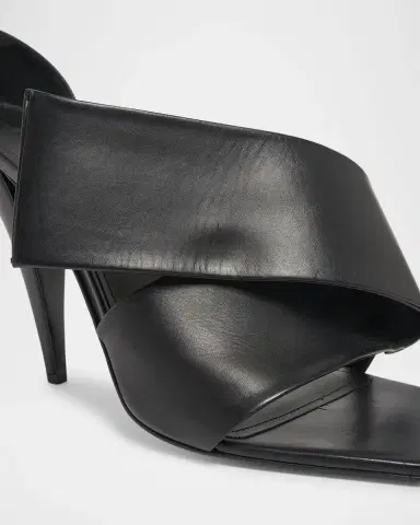 Givenchy Twisted Ribbon Leather Sandals | Thumbnail 7