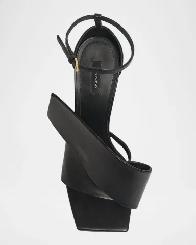 Givenchy Twisted Ribbon Leather Sandals | Thumbnail 8