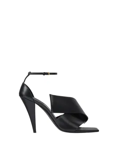 Givenchy Twisted Ribbon Leather Sandals | Thumbnail 1