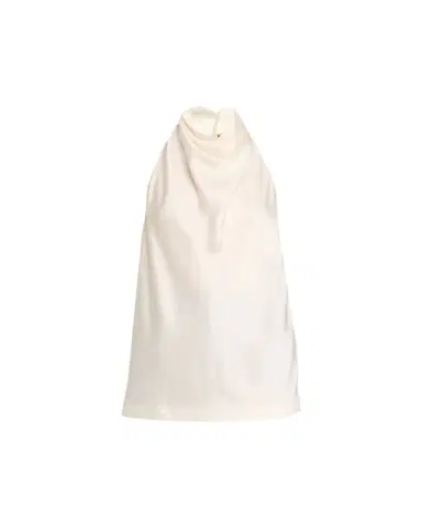 Stella McCartney Satin Backless Cowl Halter Top | Thumbnail 1