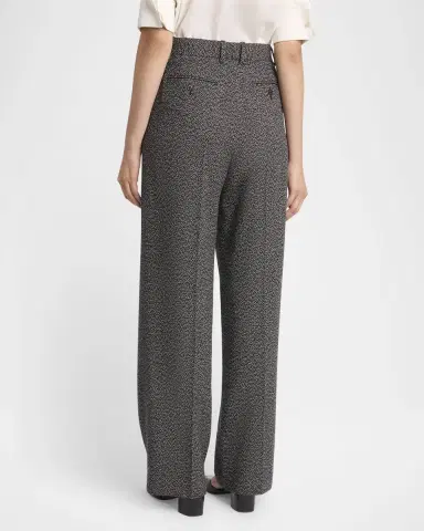 The Row Mikkela Pleated Cashmere Straight-Leg Pants | Thumbnail 7