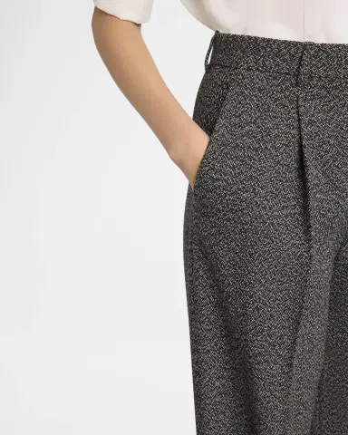 The Row Mikkela Pleated Cashmere Straight-Leg Pants | Thumbnail 9