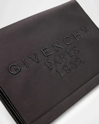 Givenchy Pattern Pochette in Satin with Logo Embroidery | Thumbnail 5