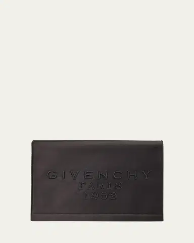 Givenchy Pattern Pochette in Satin with Logo Embroidery | Thumbnail 6