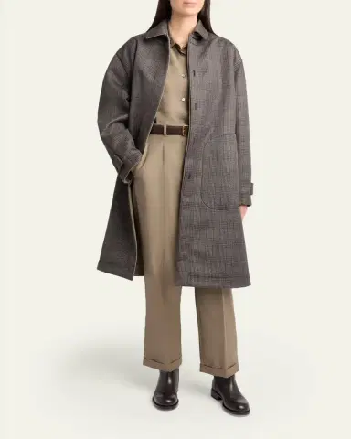 The Row Palomar Check Reversible Coat | Thumbnail 2 The Row Palomar Check Reversible Coat | Thumbnail 2