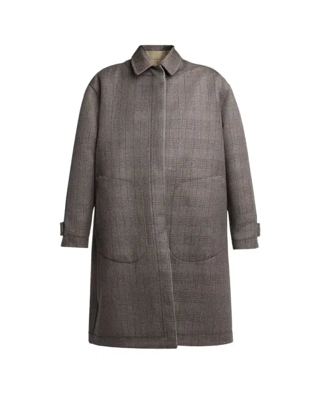 THE ROW Palomar Check Reversible Coat