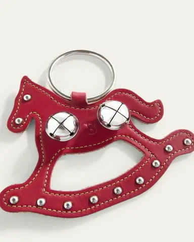 Belsnickel Enterprises Rocking Horse Decorative Charm with Chrome Bells | Thumbnail 2 Belsnickel Enterprises Rocking Horse Decorative Charm with Chrome Bells | Thumbnail 2
