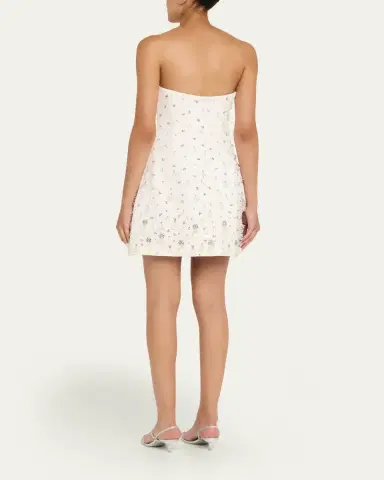 Simkhai Yasmin Embellished Strapless Mini Dress | Thumbnail 3 Simkhai Yasmin Embellished Strapless Mini Dress | Thumbnail 3
