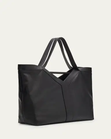 Saint Laurent Men's Giant Y Grainy Leather Tote Bag | Thumbnail 3 Saint Laurent Men's Giant Y Grainy Leather Tote Bag | Thumbnail 3