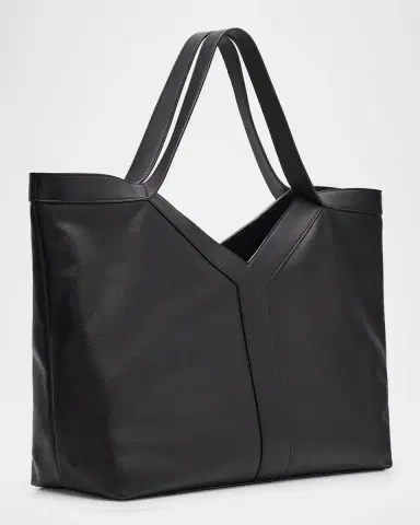 Saint Laurent Men's Giant Y Grainy Leather Tote Bag | Thumbnail 7 Saint Laurent Men's Giant Y Grainy Leather Tote Bag | Thumbnail 7
