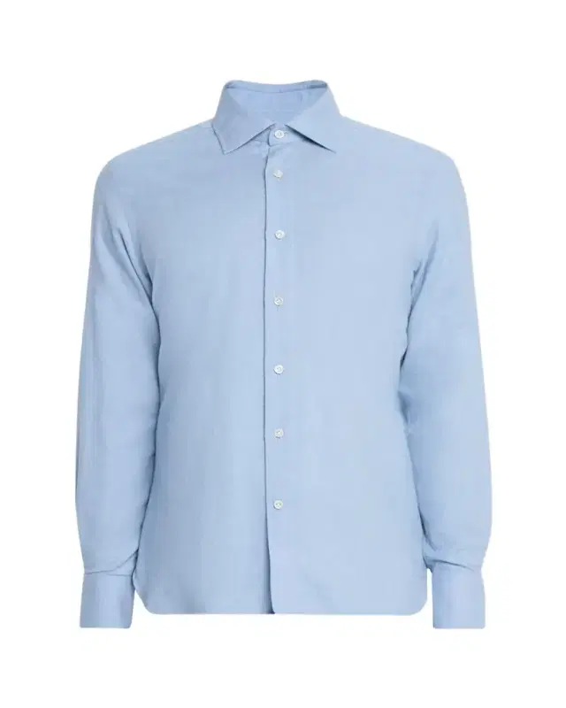 100Hands Men's Matte Cotton Classic-Fit Sport Shirt