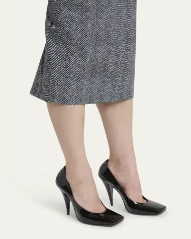 Givenchy Squared Patent Leather Pumps | Thumbnail 2