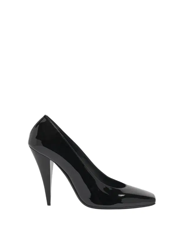 Squared Patent Leather Pumps