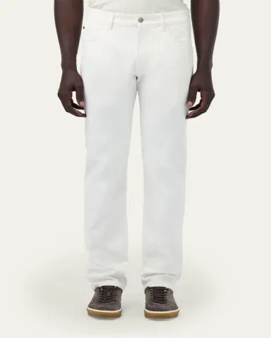 Loro Piana Men's Quarona Slim Five-Pocket Trousers | Thumbnail 3