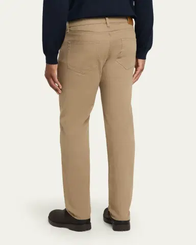 Loro Piana Men's Quarona Slim Five-Pocket Trousers | Thumbnail 6