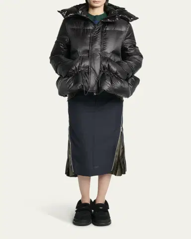 SACAI Puffer Jacket With Detachable Hood | Thumbnail 5 SACAI Puffer Jacket With Detachable Hood | Thumbnail 5