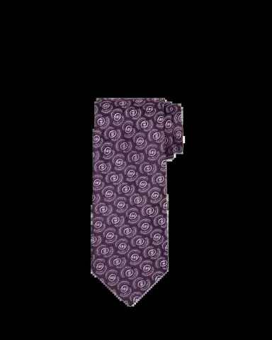 Charvet Men's Petite Geometric Silk Tie | Thumbnail 2