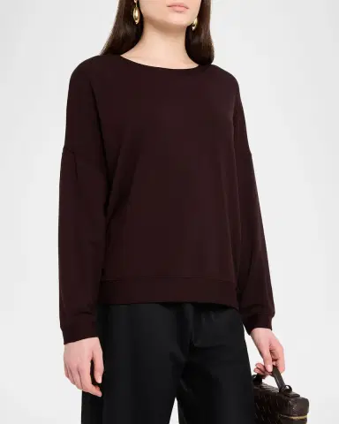 Majestic Filatures French Terry Crewneck Sweatshirt | Thumbnail 3