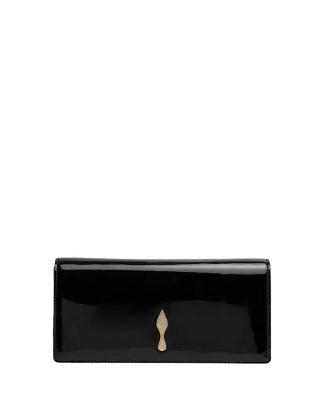 Bettina Patent Leather Clutch Bag