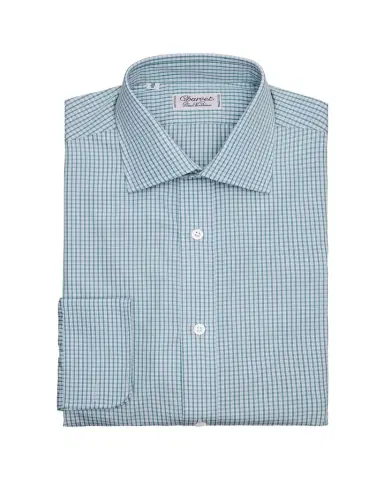 Charvet Men's Slim-Fit Cotton Grid Check Dress Shirt | Thumbnail 1 Charvet Men's Slim-Fit Cotton Grid Check Dress Shirt | Thumbnail 1
