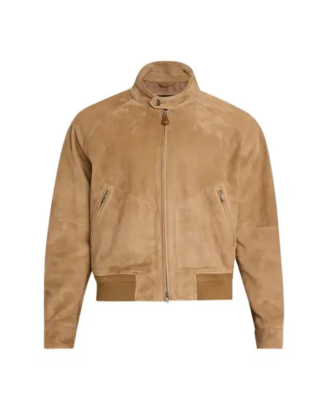 Men's Novak Suede Bomber Jacket