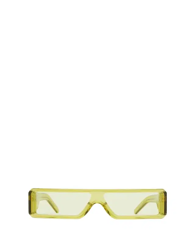 Rick Owens Men's Gethshades Acetate and Nylon Flat-Top Rectangle Sunglasses
