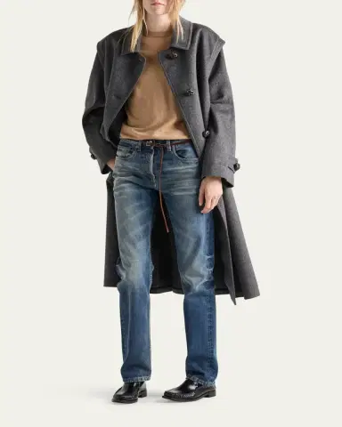 Prada Superfine Cashmere Short-Sleeve Sweater | Thumbnail 2 Prada Superfine Cashmere Short-Sleeve Sweater | Thumbnail 2