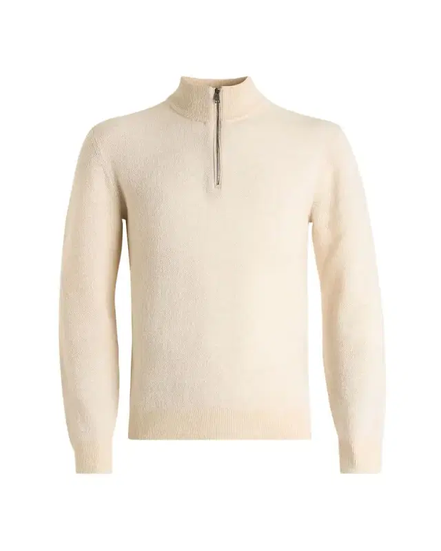 Men's Cashmere Half-Zip Sweater