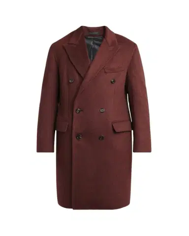 Brioni Men's Double-Breasted Cashmere Coat | Thumbnail 1