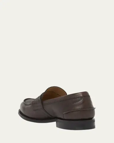 Church's Men's Pembrey 2.0 Grained Leather Penny Loafers | Thumbnail 2 Church's Men's Pembrey 2.0 Grained Leather Penny Loafers | Thumbnail 2