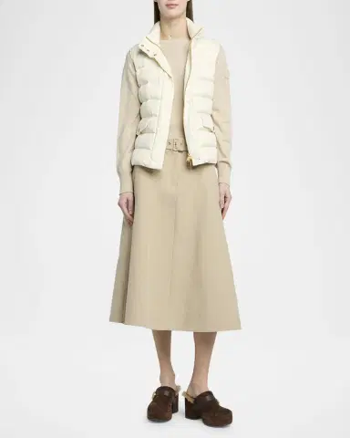 Moncler Amalia Shearling-Lined Suede Mules | Thumbnail 2 Moncler Amalia Shearling-Lined Suede Mules | Thumbnail 2