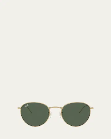 Ray-Ban Reverse Metal Round Sunglasses, 53MM | Thumbnail 4 Ray-Ban Reverse Metal Round Sunglasses, 53MM | Thumbnail 4