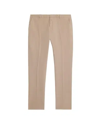 Zegna Men's Slim Flat-Front Pants | Thumbnail 1