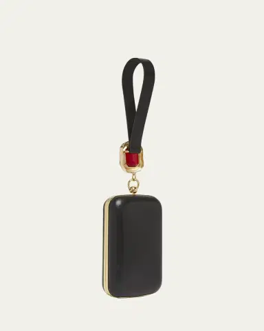 Givenchy Show Crystal-Embellished Minaudiere in Nappa Leather | Thumbnail 3 Givenchy Show Crystal-Embellished Minaudiere in Nappa Leather | Thumbnail 3