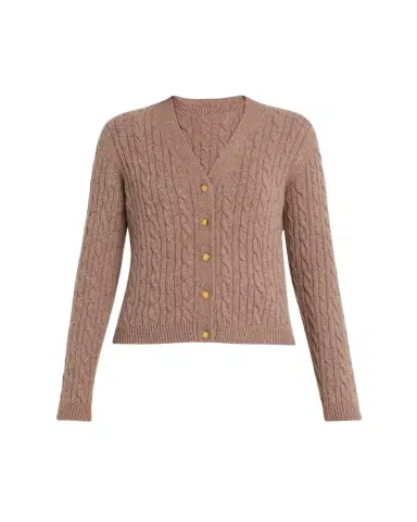 Loro Piana Baby Cashmere Cable Knit Cardigan | Thumbnail 1 Loro Piana Baby Cashmere Cable Knit Cardigan | Thumbnail 1